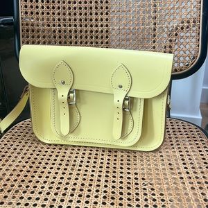 The Cambridge Satchel Company Lemon-Lime Leather Satchel